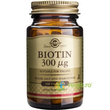 Biotina (Vitamina B7) 300mcg 100tb