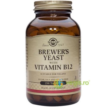 Brewer's Yeast cu Vit. B12 500mg 250tb (Drojdie de bere)