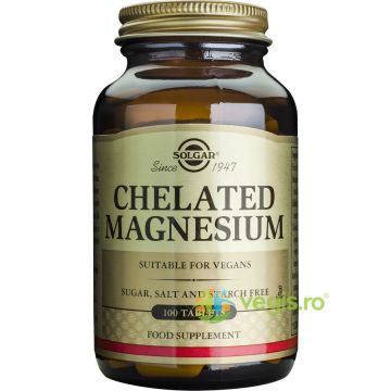 Chelated Magnesium 100mg 100tb (Chelat de Magneziu)