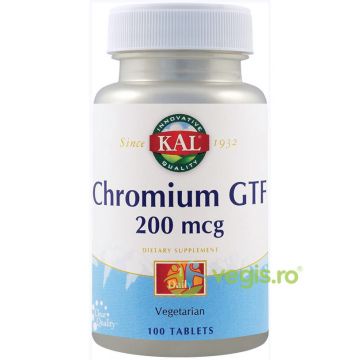 Chromium GTF (Crom) 200mcg 100tb Secom,