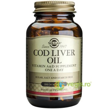 Cod Liver Oil 100cps (Ulei din ficat de cod)