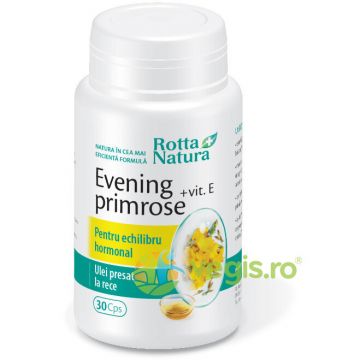 Evening Primrose (Luminita noptii)+Vitamina E 30cps