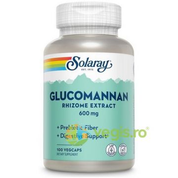 Glucomannan (Konjac) 600mg 100cps Secom,