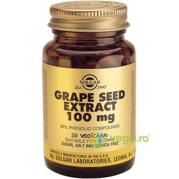 Grape Seed Extract 100mg 30cps(Seminte de struguri)