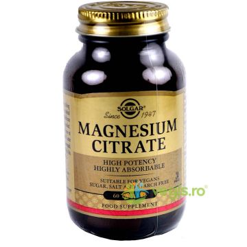 Magnesium Citrate (Citrat de magneziu) 200mg 60tb