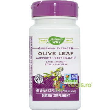 Olive Leaf 20% Oleuropein 60cps Secom,