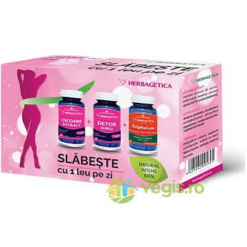 Pachet Cicoare 60cps+Detox Suplu 60cps+Triphalax 60cps