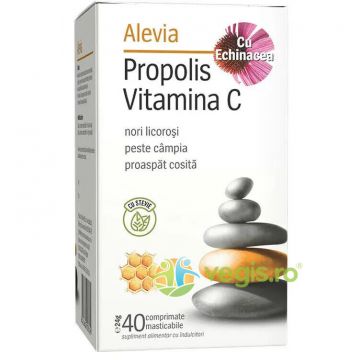 Propolis Vitamina C Cu Echinacea si Stevie 40cpr
