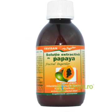 Solutie Extractiva De Papaya 200ml Solutie Extractiva De Papaya 200ml