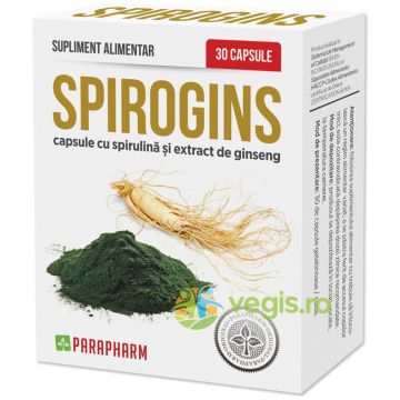 Spirogins - Spirulina si Ginseng 30cps