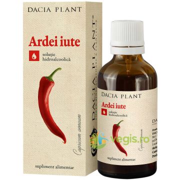 Tinctura De Ardei Iute 50ml Tinctura De Ardei Iute 50ml