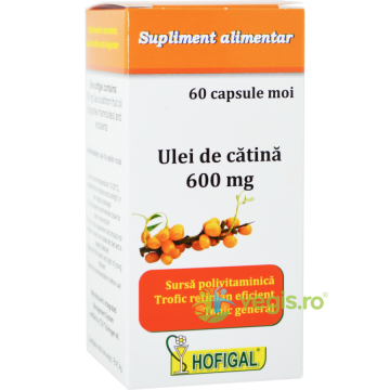 Ulei de Catina 600mg 60cps moi