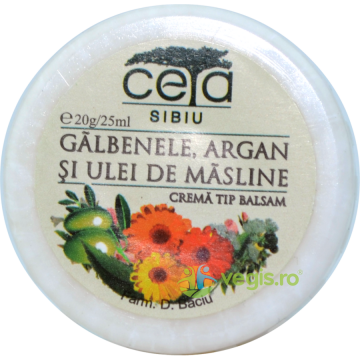 Unguent Galbenele+Ulei Argan+Ulei Masline 20gr