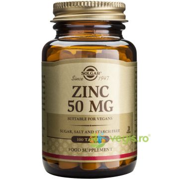 Zinc Gluconate (Gluconat de Zinc) 50mg 100tb