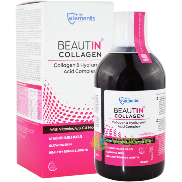 Beautin Colagen Lichid Cu Mango si Pepene Galben + Magneziu 500ml