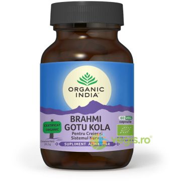 Brahmi Gotu Kola Ecologic/Bio 60cps vegetale