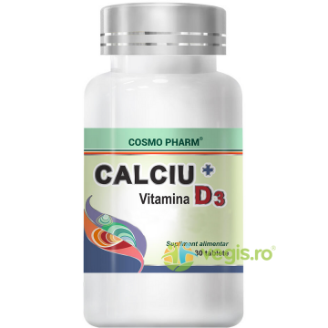 Calciu + Vitamina D3 30cpr