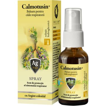 Calmotusin Spray cu Argint Coloidal Fara Alcool 20ml