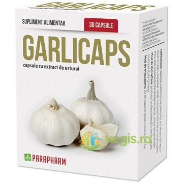 Garlicaps - Capsule Cu Extract De Usturoi 30cps
