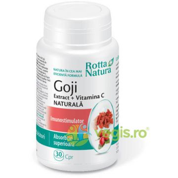 Goji Extract cu Vitamina C Naturala 30cpr