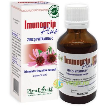 Imunogrip Plus Zinc si Vitamina C 50ml