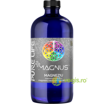 Magneziu Nanocoloidal M+ MAGNUS 55ppm 480ml