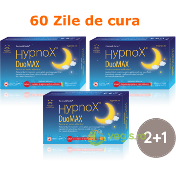 Pachet Hypnox DuoMax 3 x 20cpr Good Days Therapy,