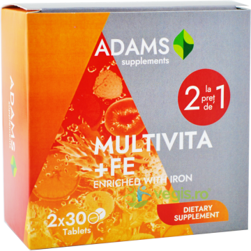 Pachet Multivita+Fe 30cpr+30cpr