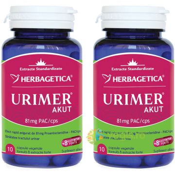 Pachet Urimer Akut 10cps+10cps (50% reducere la al doilea produs)