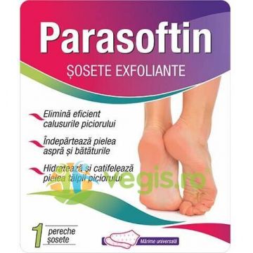 Parasoftin Sosete Exfoliante 1 pereche