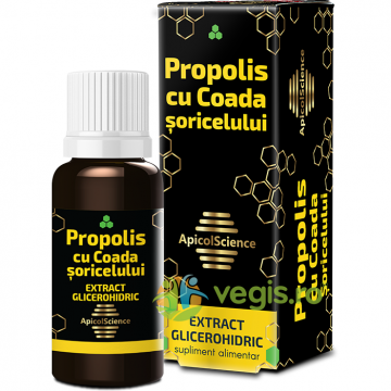 Propolis cu Coada Soricelului Extract Glicerohidric 30ml