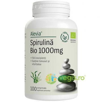 Spirulina 1000mg Ecologic/Bio 100 cpr