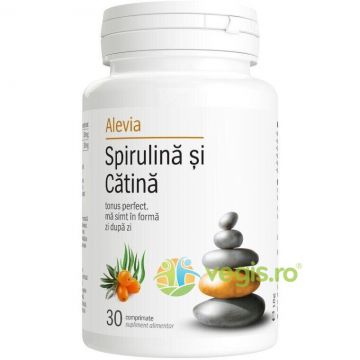 Spirulina si Catina 30cpr