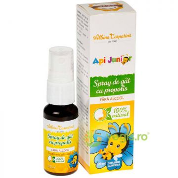 Spray de Gat cu Propolis fara Alcool Api Junior 20ml