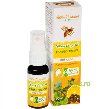 Spray de Gura Respiratie Proaspata fara Alcool 20ml