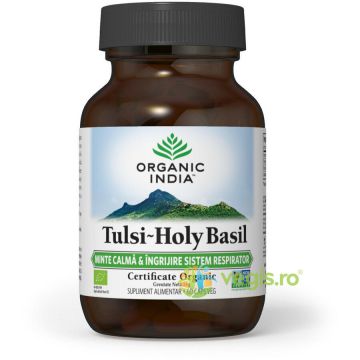 Tulsi Busuioc Sfant Ecologic/Bio 60cps vegetale