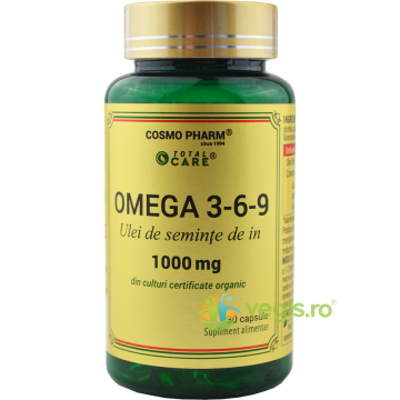 Ulei Seminte de In (Omega 3-6-9) 30cps Premium