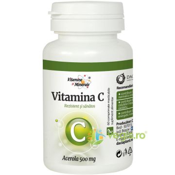 Vitamina C cu Acerola 60cpr masticabile