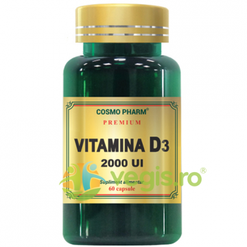 Vitamina D3 2000 UI 60cps Premium