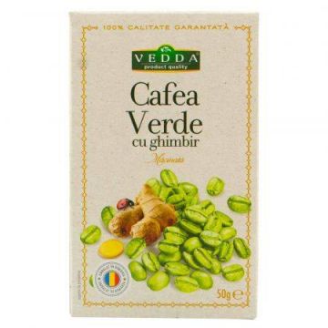 Cafea Verde cu ghimbir 50g - Vedda