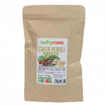 Cafea Verde Macinata + Ghimbir 150g - Adams Vision