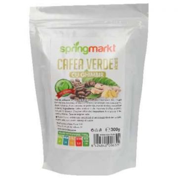 Cafea Verde Macinata + Ghimbir 300g - Adams Vision