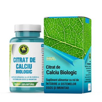 Citrat de Calciu Biologic 60cps - Hypericum