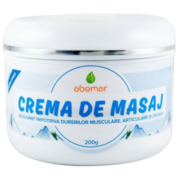 Crema de masaj dureri articulare si musculare 200g - Abemar Med