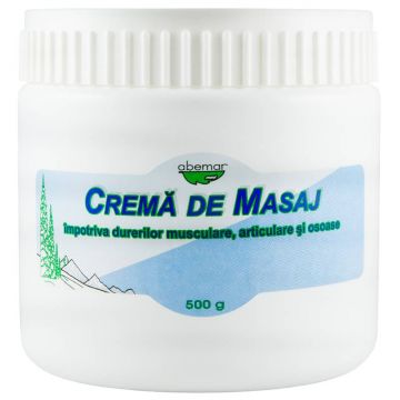 Crema de masaj dureri articulare si musculare 500g - Abemar Med