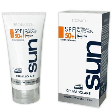 Crema solara corp SPF 50 rezistenta la apa cu ulei de imortele 150ml Biosun - BIOEARTH