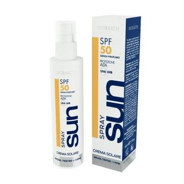 Crema solara spray SPF50 150ml Biosun - BIOEARTH