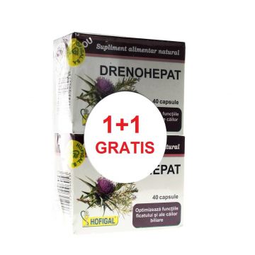 Drenorhepat 40cps 1+1 gratis - Hofigal