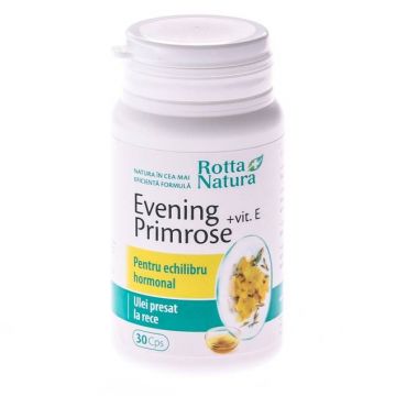 Evening Primrose Vitamina E 30cps - Rotta Natura