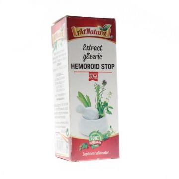 Extract Gliceric Hemoroid Stop 50ml - Ad Natura